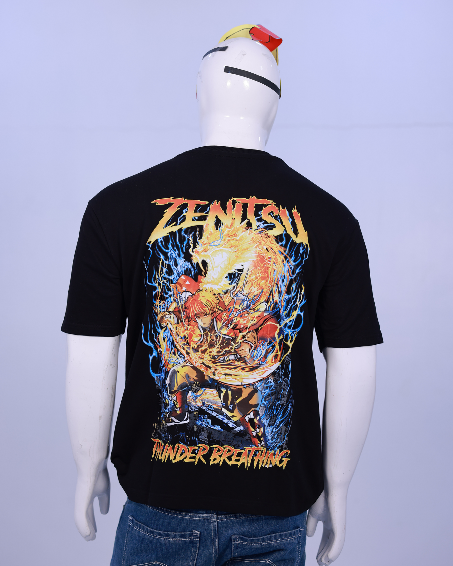 Flaming Thunder God-Zenitsu Oversized Tshirt